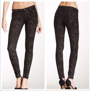 7 for all mankind Gwenevere floral jacquard jeans